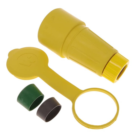 Molex 1301550148 Watertite 130155 NON-NEMA (3P4W), estilo California Receptáculo, enchufes hembra 50A 480VCA, 3 fase