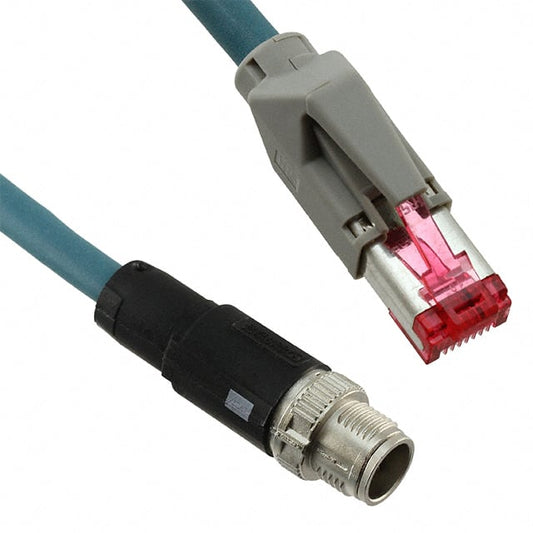 Phoenix Contact 1407361 - Circular de 04 pos macho a RJ45, 8p4c 6.56' (2.00m)