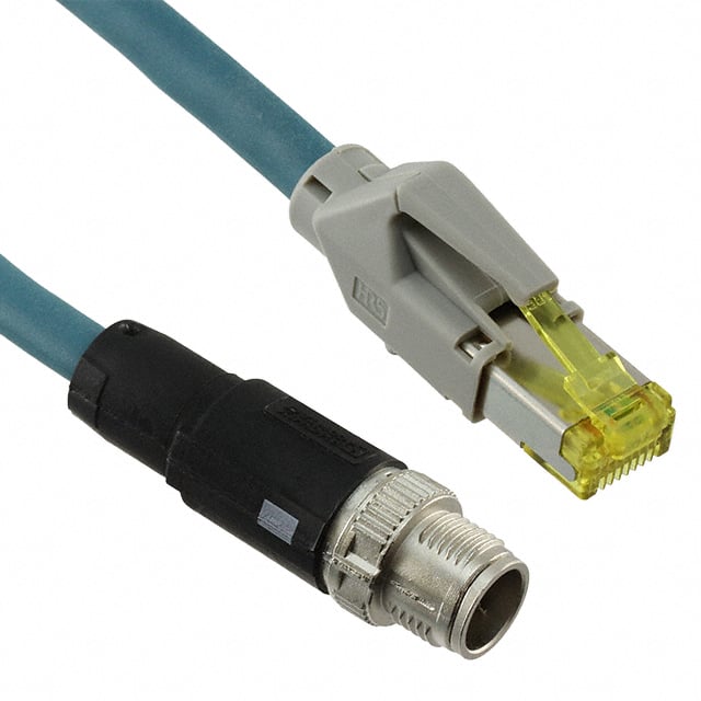 Phoenix Contact 1407472 - Circular de 08 pos macho a RJ45, 8p8c 6.56' (2.00m)