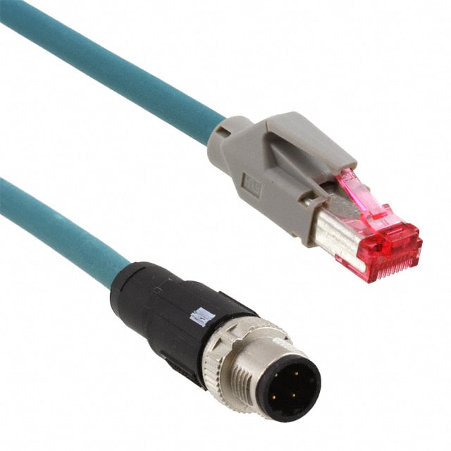 Phoenix Contact 1406127 - Circular de 04 pos macho a RJ45, 8p4c 6.56' (2.00m)