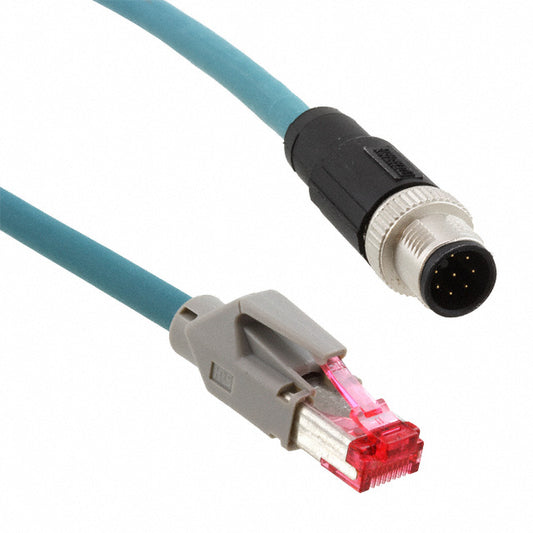 Phoenix Contact 1408749 - Circular de 08 pos macho a RJ45, 8p8c 1.64' (500.0mm)