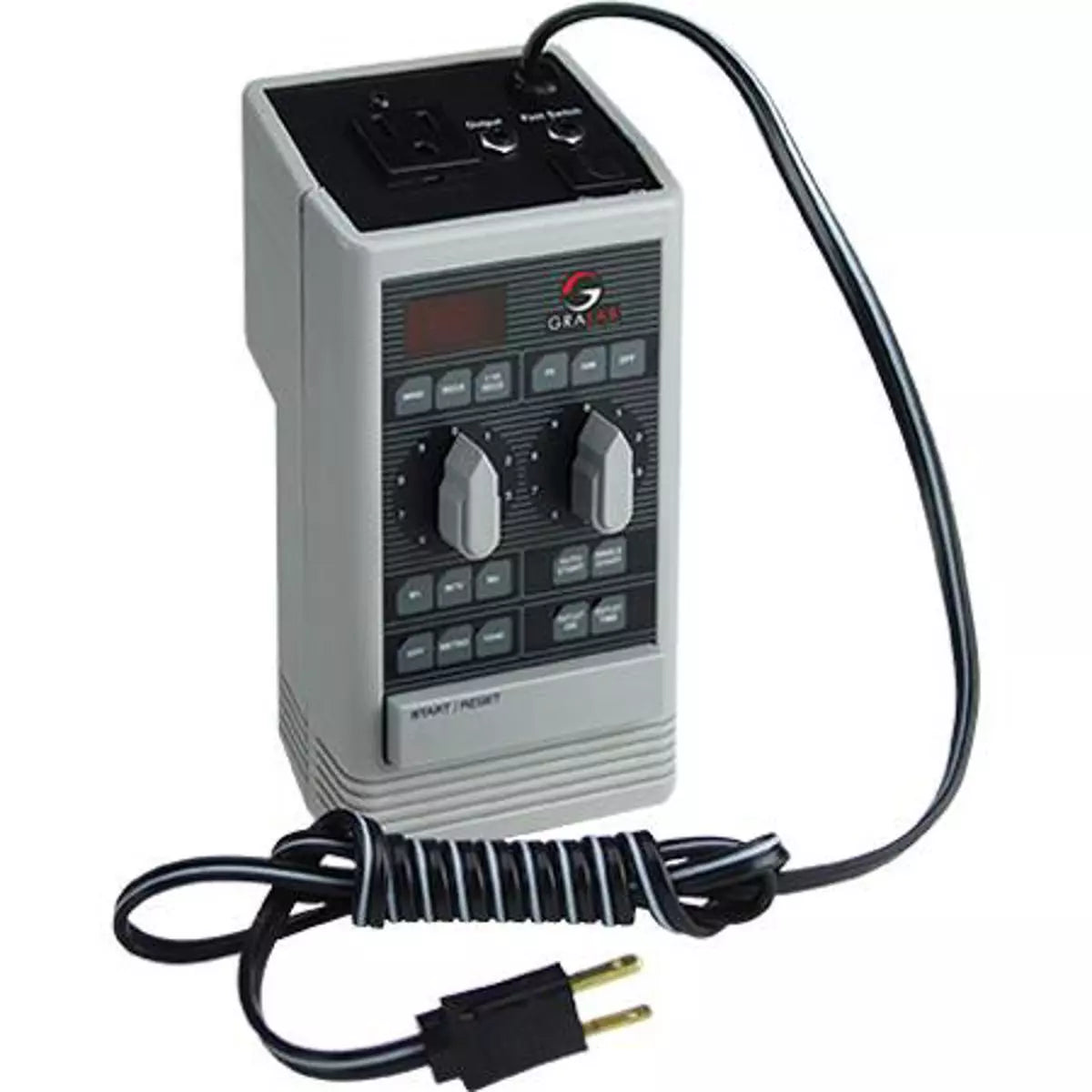 Temporizador electrónico Gralab 451 de 99 minutos, 240 V, 50-60 Hz n.º 5-451-256