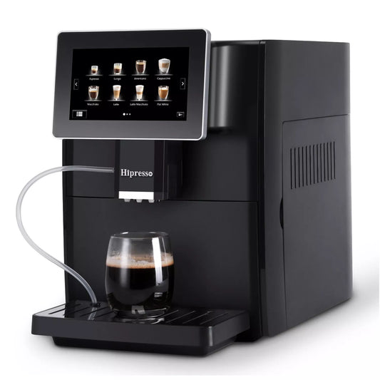 Cafetera espresso superautomática Hipresso - Pantalla TFT HD grande de 7 pulgadas
