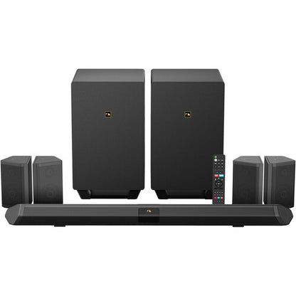 Sistema de barra de sonido Nakamichi Shockwafe Ultra 9.2 eARC de 1300 W - #SHOCKWAFE ULTRA 9.2.4 SSE MAX