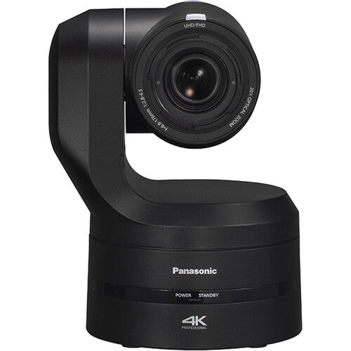 Cámara PTZ Panasonic AW-UE160 UHD 4K con zoom óptico de 20x (negra) MFR # AW-UE160KPJ