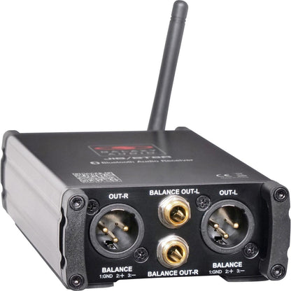 Receptor Bluetooth estéreo Galaxy Audio Jacks In The Box BT8R con XLR y 1/4" O -GAJIBBT8R