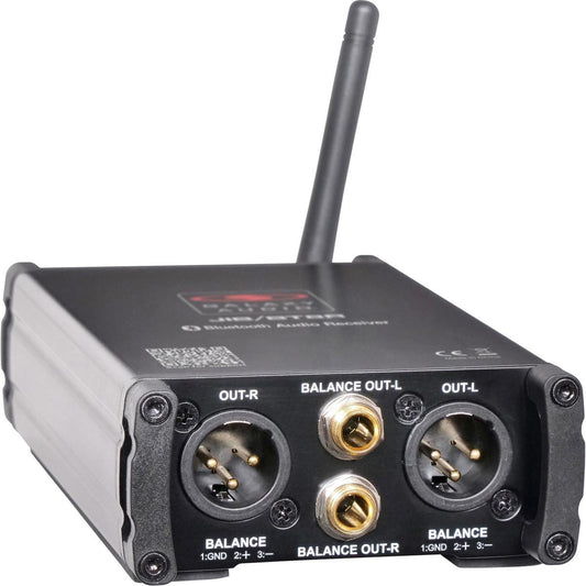 Receptor Bluetooth estéreo Galaxy Audio Jacks In The Box BT8R con XLR y 1/4" O -GAJIBBT8R