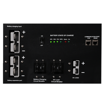 All In One Solar Battery Power Box - Batería industrial de alta resistencia de 5,12 kWh, cargador inversor de onda sinusoidal pura de 3 kW, entrada solar de 1400 vatios - AIMS Power AIO-12V