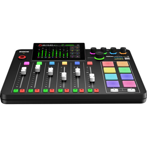Estudio de producción de audio integrado RODE RODECaster Pro II (Negro)  • MFR # RCP II