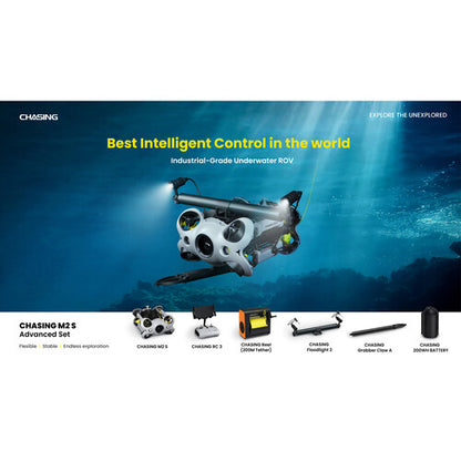 CHASING M2 S Underwater ROV Advanced Set (656' Tether) #CM2SAS-200