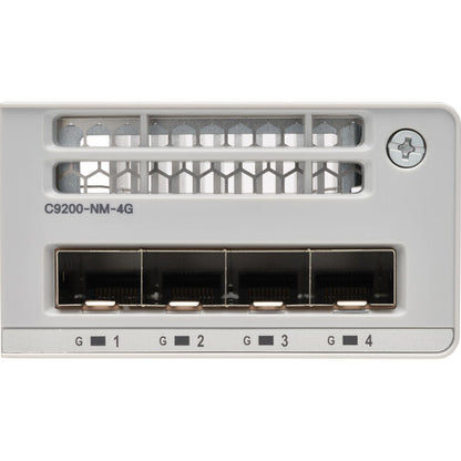 Cisco Catalyst 9200 4-Port Gigabit Ethernet Network Module MFR #C9200-NM-4G=