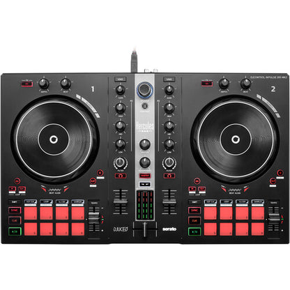 Kit esencial para DJ Hercules con controlador DJControl Inpulse 300 MK2, monitores y auriculares  # AMS-DJ-ESSENTIALS-KIT