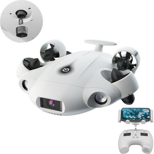 QYSEA FIFISH V-EVO ROV submarino con IA y tarjeta SD extraíble YR010BC94002434