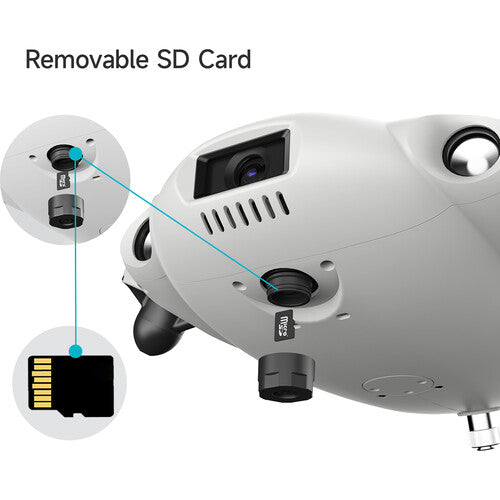 QYSEA FIFISH V-EVO ROV submarino con IA y tarjeta SD extraíble YR010BC94002434