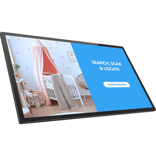 Monitor comercial Elo Touch 5554L de 55" UHD 4K con pantalla táctil PCAP y antirreflejo MFR # E104315