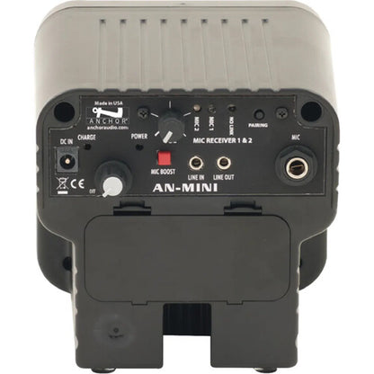 Sistema Anchor Audio MINI Pro System 1 con micrófono con cable, transmisor de petaca y micrófono de solapa MFR #478170