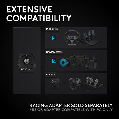 Sistema de volante de carreras Logitech G RS50 (PC, PlayStation 4/5)  MFR #941-000264
