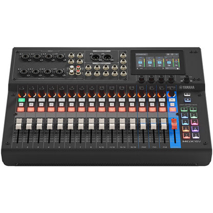 Consola de mezclas digital Yamaha MGX16V de 22 canales con interfaz de vídeo (negra) # MGX16V B