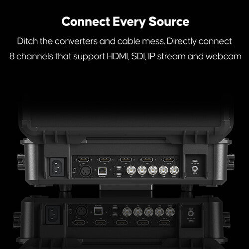Kit mezclador-conmutador de vídeo para transmisión en directo de 8 canales OSEE GoStream Duet 8 ISO KIT