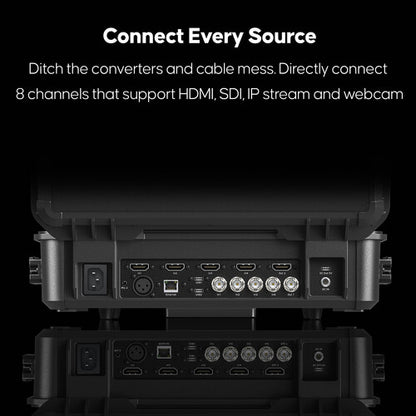 Kit mezclador-conmutador de vídeo para transmisión en directo de 8 canales OSEE GoStream Duet 8 ISO KIT