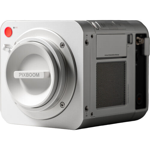 Cámara de cine Pixboom Spark 4K con obturador global S35 y tarjeta SSD de 2,5 TB (Sony E, plateada)  MFR # PXB-SPK-SES