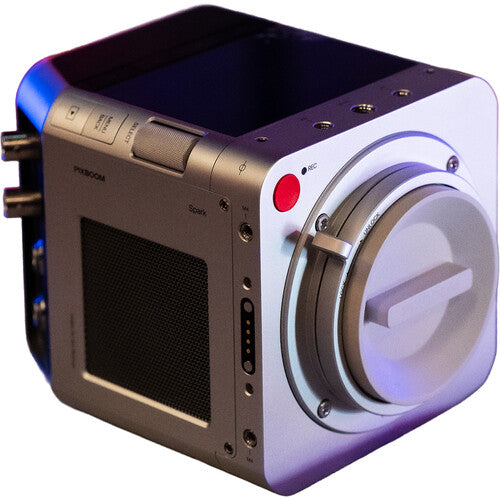Cámara de cine Pixboom Spark 4K con obturador global S35 y tarjeta SSD de 2,5 TB (Sony E, plateada) MFR # PXB-SPK-SES