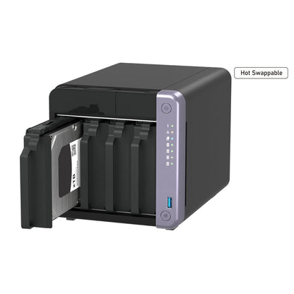 Gabinete NAS QNAP TS-432X-4G de 4 bahías, sin discos