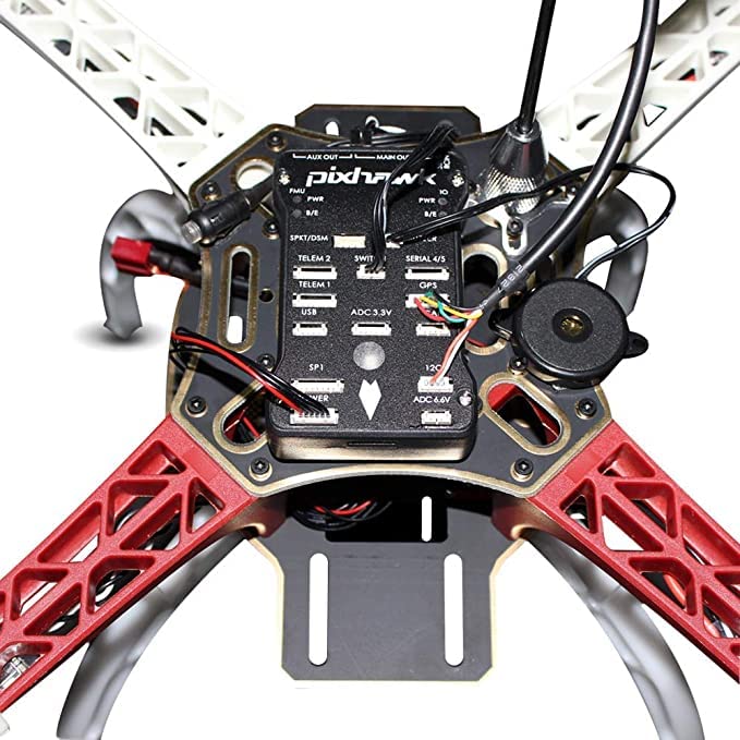 Pixhawk PX4 PIX 2.4.8 Controlador de vuelo de 32 bits Placa de control de vuelo Divisor I2C Módulo de expansión Zumbador Interruptor de seguridad 4GB Tarjeta SD para FPV Quadcopter Multirotor Drone