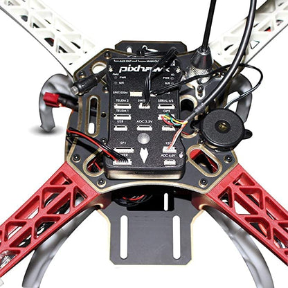 Pixhawk PX4 PIX 2.4.8 Controlador de vuelo de 32 bits Placa de control de vuelo Divisor I2C Módulo de expansión Zumbador Interruptor de seguridad 4GB Tarjeta SD para FPV Quadcopter Multirotor Drone