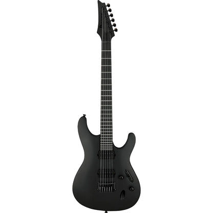 Guitarra eléctrica Ibanez S Iron Label Series S721RB, color negro mate.