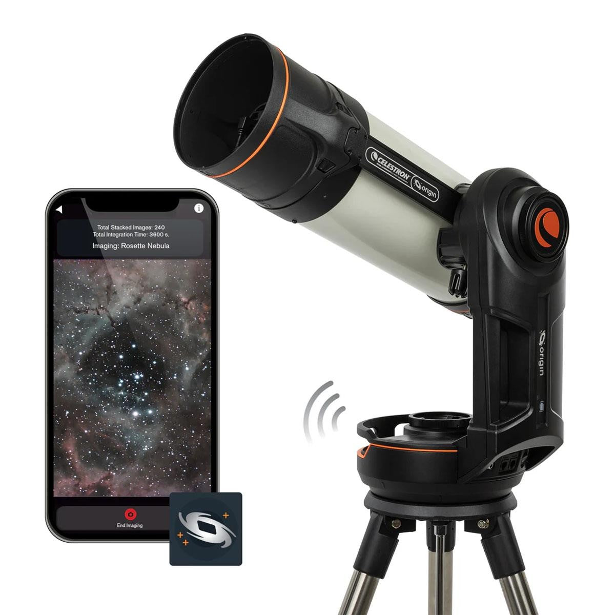 Kit de observatorio doméstico inteligente Celestron Origin Mark II con filtro para nebulosas. CN12100K