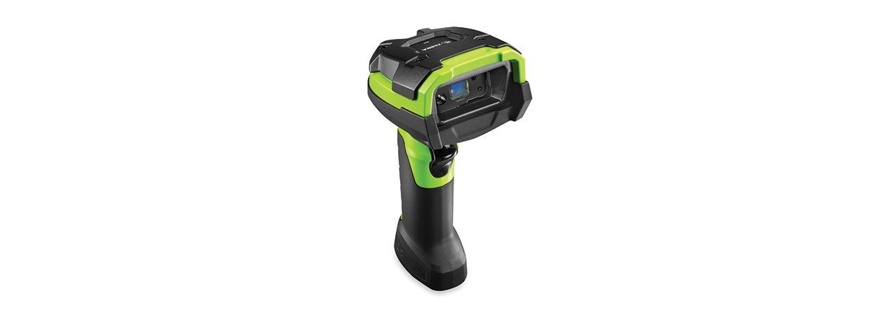 Zebra Enterprise DS3608-ER20003VZWW Serie 3600 Escáner ultra resistente con cable, cámara 1D/2D de rango extendido, motor de vibración, verde industrial (renovado)