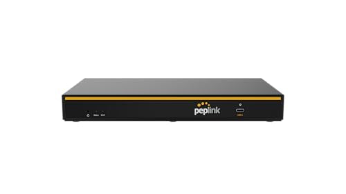 Peplink B-One Router WiFi Gigabit Dual WAN para Internet inalámbrico | Rendimiento de 1 GBps | 2 puertos WAN, 4 puertos LAN, Wi-Fi MIMO 2X2 de doble banda | Suavizado WAN #B-ONE-T-PRM