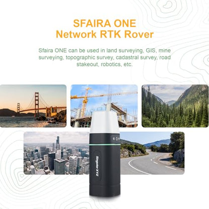 RTK GNSS Equipo de topografía con GPS portátil Rover para topografía, controlador de mano y software de topografía, para construcción y planificación de diseño geodésico o de levantamiento