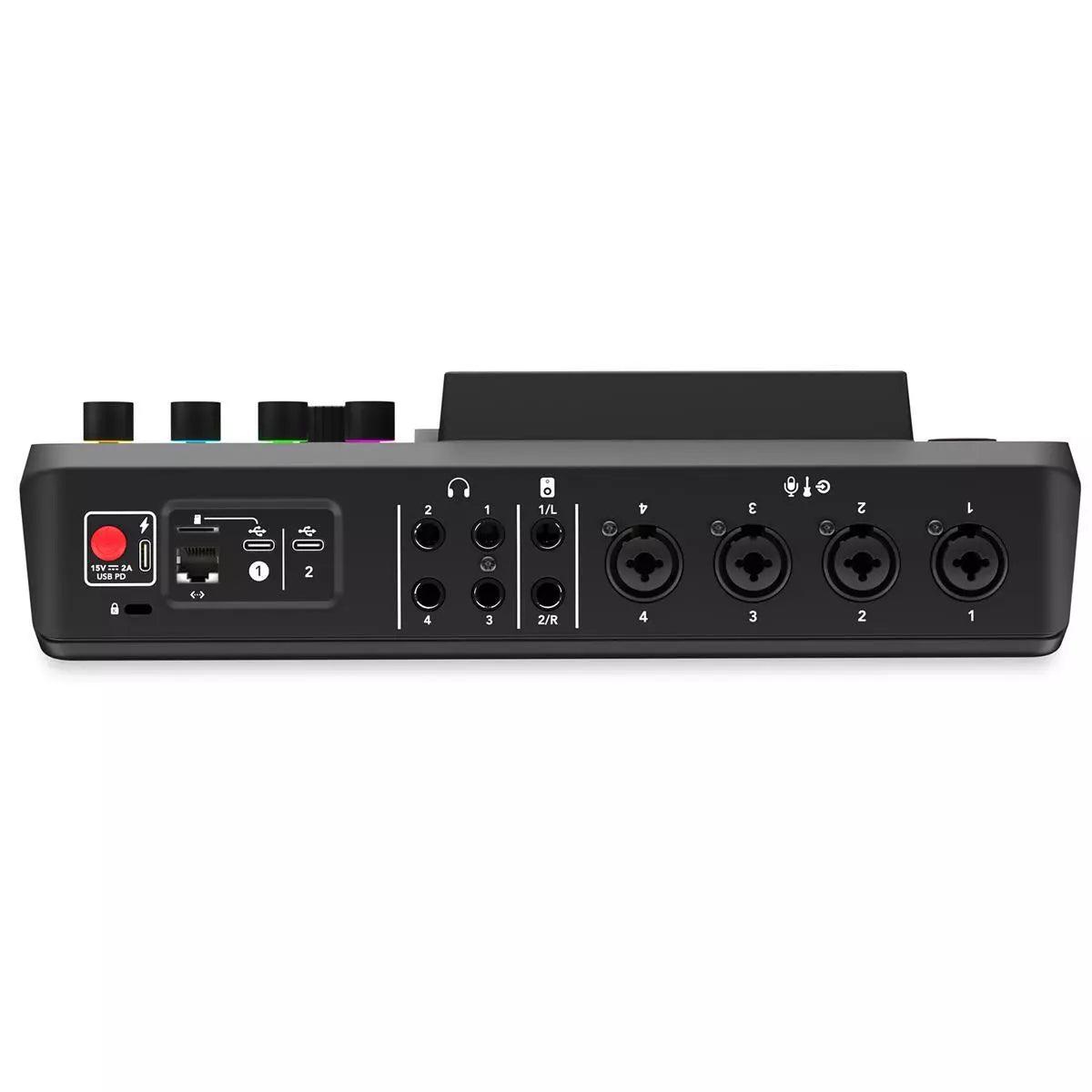 Consola de estudio Rode RODECaster Pro II con auriculares y tarjeta de memoria microSDHC de 32 GB RCPII B