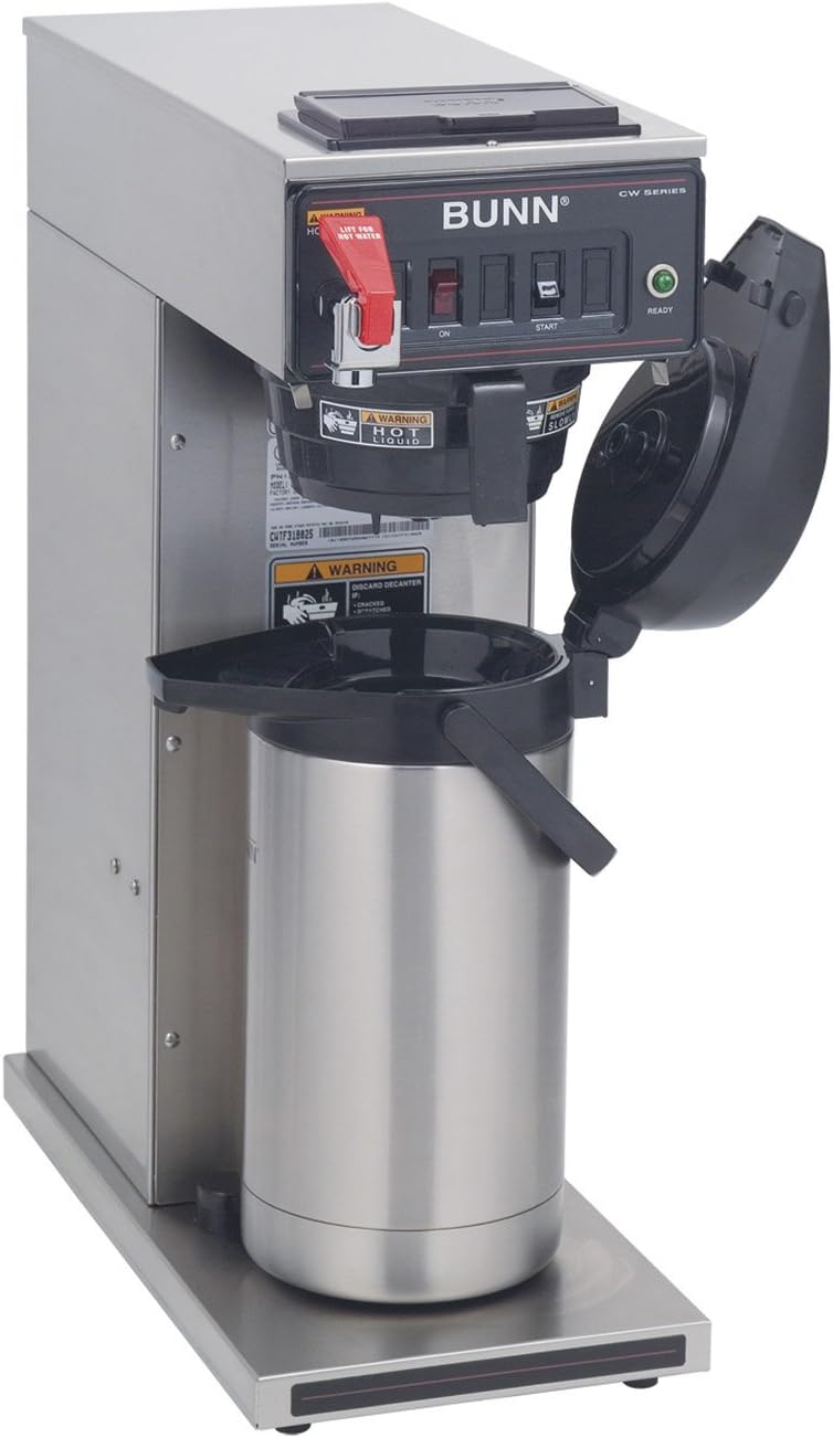 BUNN CWTF15-APS - Cafetera comercial Airpot. Nombre Modelo CWTF15-APS Número de modelo 23001.0006