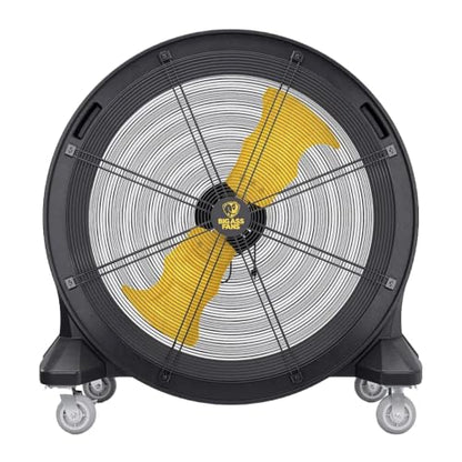 Big Ass Fans Bandit Ventilador de barril portátil de 42 pulgadas, ventilador de piso industrial de 11,044 CFM, velocidad variable, motor EC, clasificación IP55, jaula de acero compatible con OSHA, 110 #F-BD1-4201