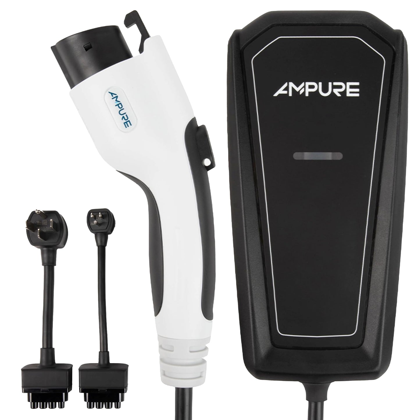 AMPURE Go 1 - Cargador portátil de nivel 2 para vehículos eléctricos, 32 A, enchufe NEMA 14-50 de 120/240 V, SAE J1772, certificado UL, interior/exterior, hogar/viaje compatible con todos los vehículos eléctricos y PHEV -CSG1SAE-032016