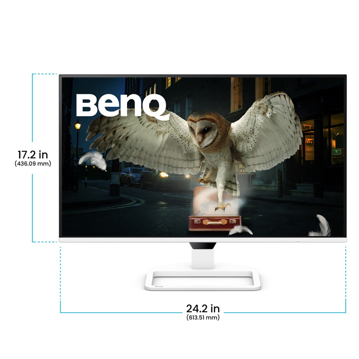 Monitor BenQ EW270Q de 27" (relación de aspecto 16:9), WQHD, 200 Hz, IPS, W-LED, HDR, USB-C, para entretenimiento en el hogar.