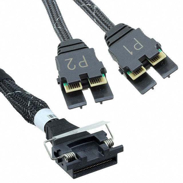 TE Connectivity AMP Connectors 2821719-4 ChipConnect Clavija IFP (2) a receptáculo LEC 1.51' (460.0mm)