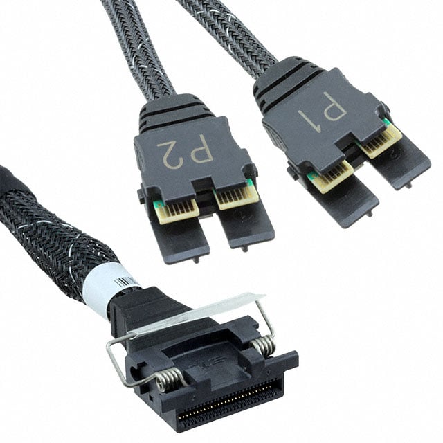 TE Connectivity AMP Connectors 2821719-2 ChipConnect Clavija IFP (2) a receptáculo LEC 1.33' (405.0mm)