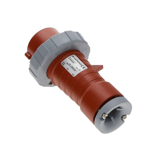 Amphenol Sine Systems Corp 2CMA166476R1000 Tough & Safe Pin y manguito (3P4W) Clavija de conexión, clavijas macho 16A 380/415V