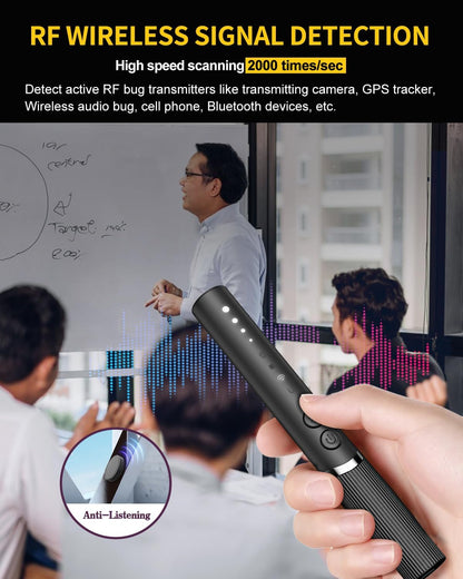 Detectores de cámara oculta, buscador de cámara espía, dispositivo de seguimiento GPS oculto, detector de dispositivo de grabación de escucha, barrendero oculto de insectos y detector de cámara KT3