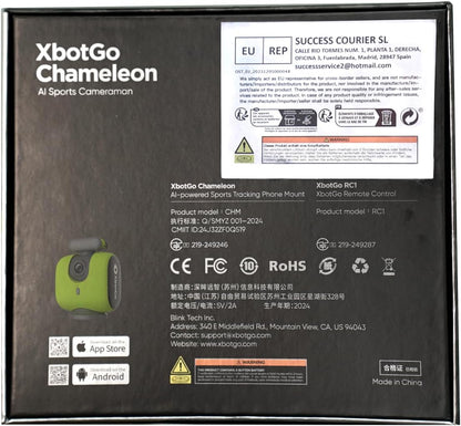 Cámara de acción deportiva Chameleon AI, sistema de seguimiento de cardán deportivo con seguimiento de equipos y jugadores, video COMS 4K, rotación de 360°, FOV de 120°, transmisión en vivo