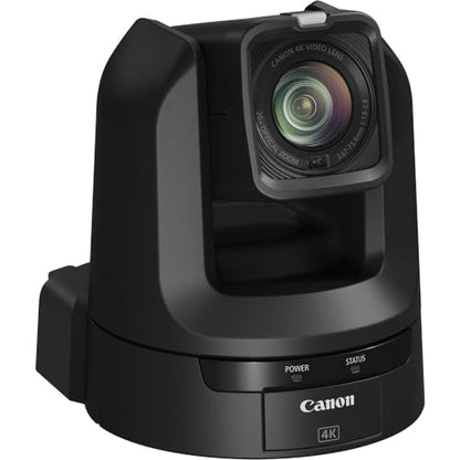 Canon CR-N300 Pro PTZ Cámara BK 20x Lente de zoom óptico, 1 2/3 "4k 30P Sensor AF híbrido, 3G-SDI, HDMI, IP, salida de video USB, NDI | HX2, SRT-Church, Eventos en vivo, Conferencia de transmisión,
