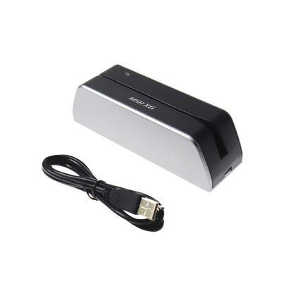 MSR X6 lector de tarjetas deslizantes escritor 3-pista USB MSRX6 compatible con MSR206 MSR605X MSR606