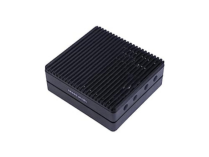 Seeed studio NVIDIA Jetson Nano Edge AI Device - Kit reComputer J1010, carcasa de aluminio, sistema Jetpack preinstalado. Mini PC con 0.5 TFLOP (FP16), fuente de alimentación no incluida