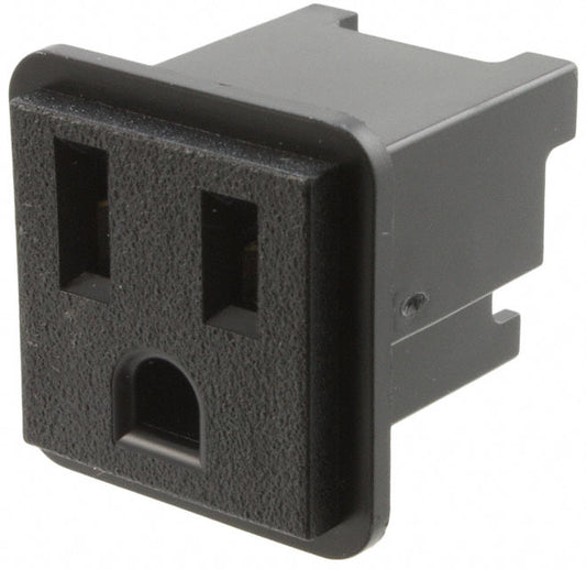TE Connectivity AMP Connectors 3-213598-2 - NEMA 5-15R Receptáculo, enchufes hembra 15A 125VCA