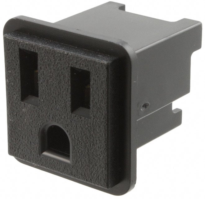 TE Connectivity AMP Connectors 213598-2 - NEMA 5-15R Receptáculo, enchufes hembra 15A 125VCA