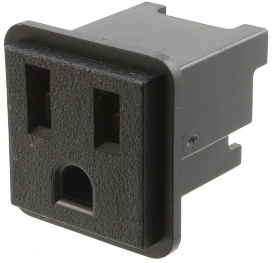 TE Connectivity AMP Connectors 213598-2 - NEMA 5-15R Receptáculo, enchufes hembra 15A 125VCA